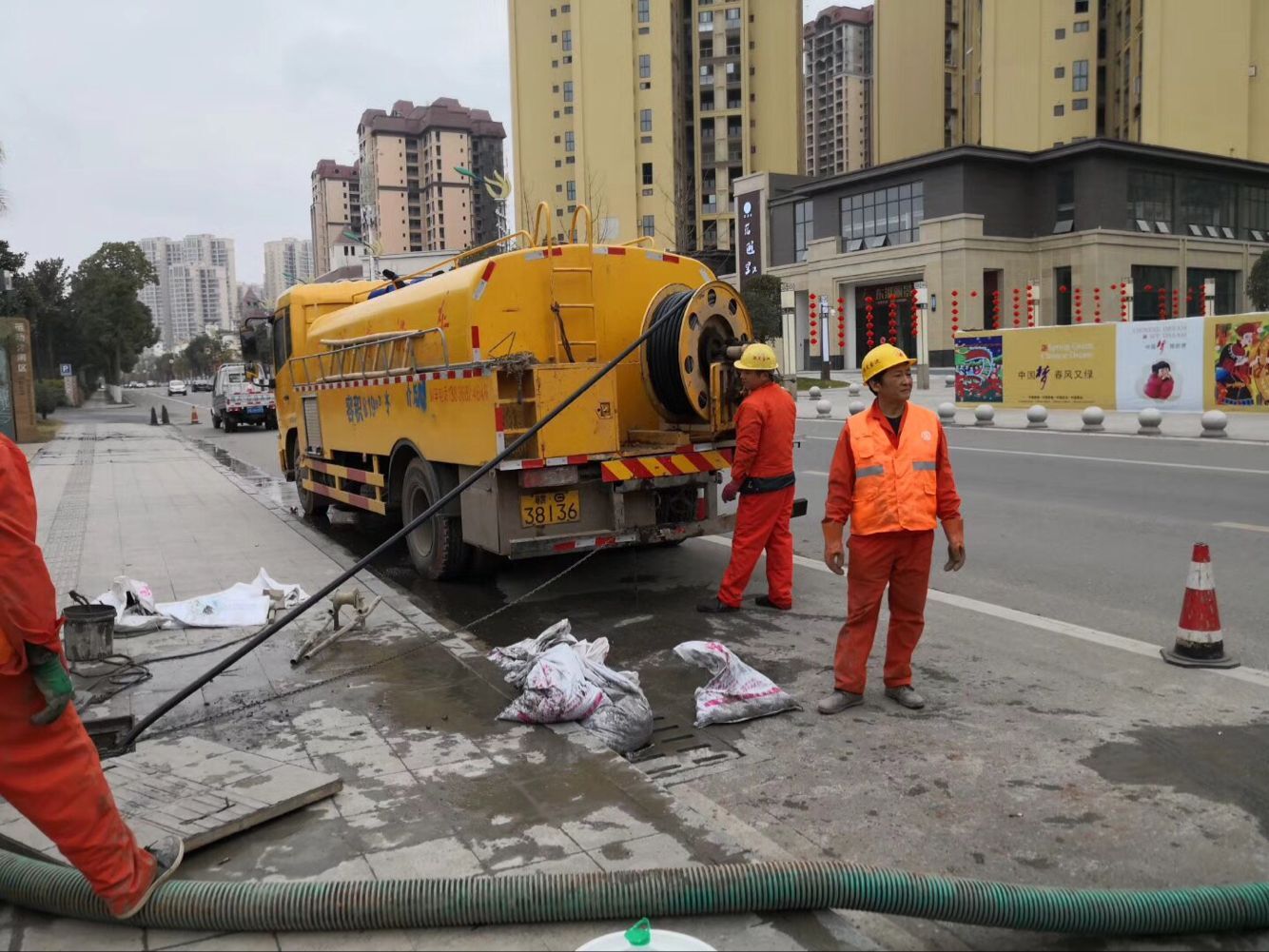 龙里排污管道清淤-管道清洗